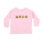Watercolor Jack-o'-lanterns - Long Sleeve Child Shirt Little Mama Shirt Shop