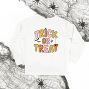 Trick or Treat (PINK/ORANGE) - Long Sleeve Child Shirt Little Mama Shirt Shop