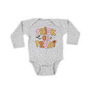Trick or Treat (PINK/ORANGE) - Long Sleeve Child Shirt Little Mama Shirt Shop