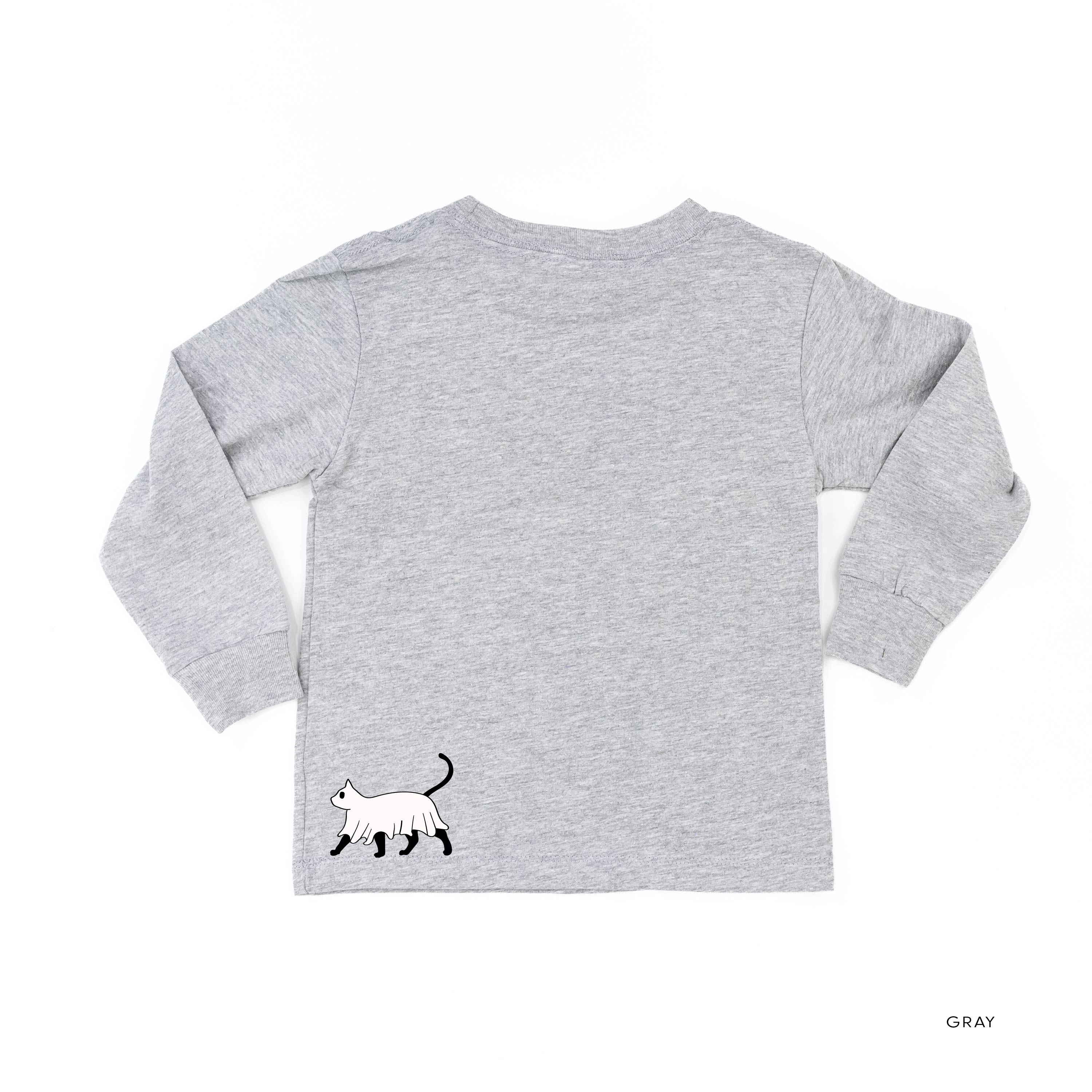 You're Freakin' Meowt! (with lower back detail) - Long Sleeve Child Shirt Little Mama Shirt Shop
