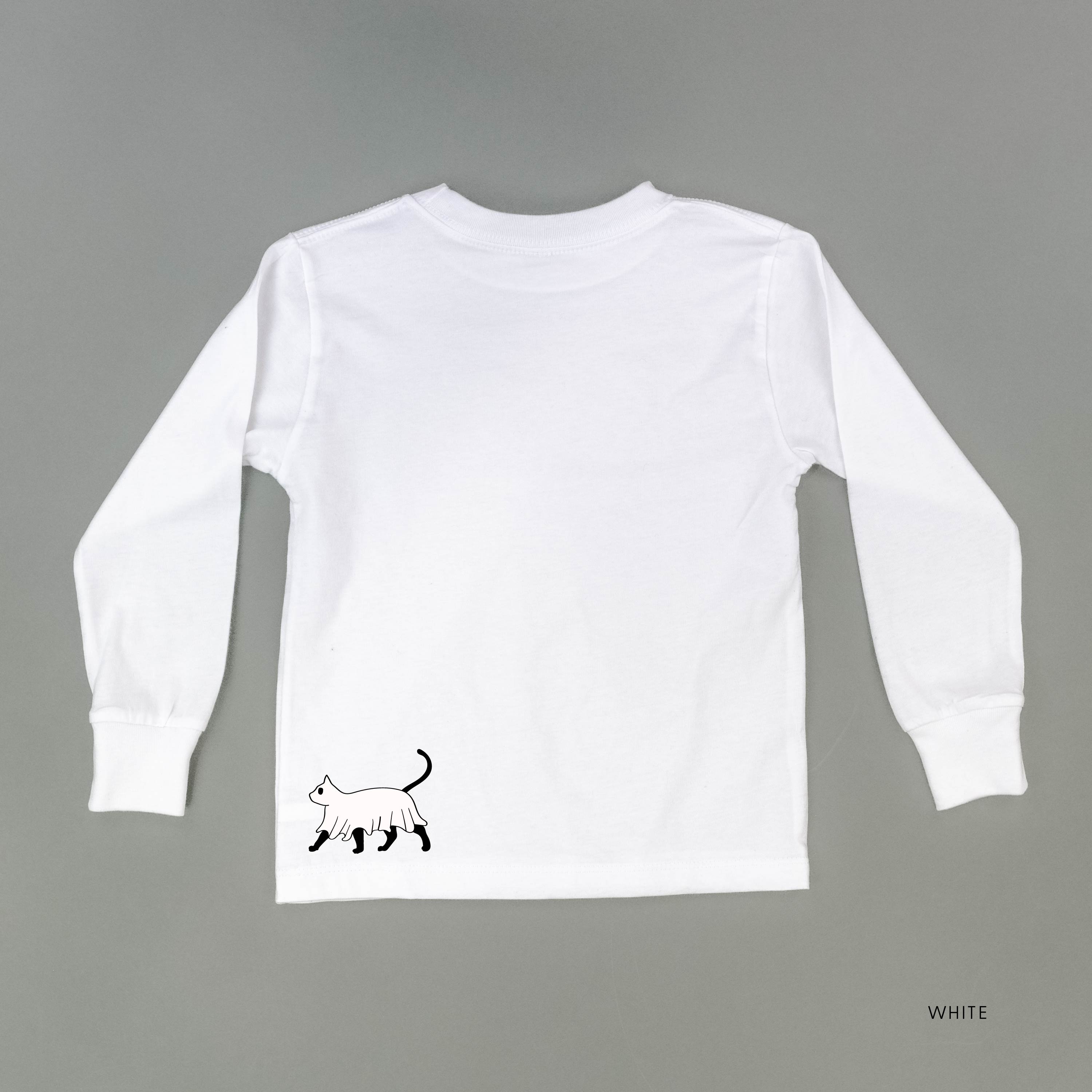 You're Freakin' Meowt! (with lower back detail) - Long Sleeve Child Shirt Little Mama Shirt Shop