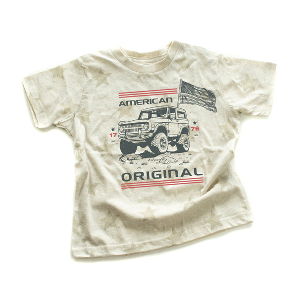 Bronco - American Original - CREAM - Short Sleeve STAR Child Shirt