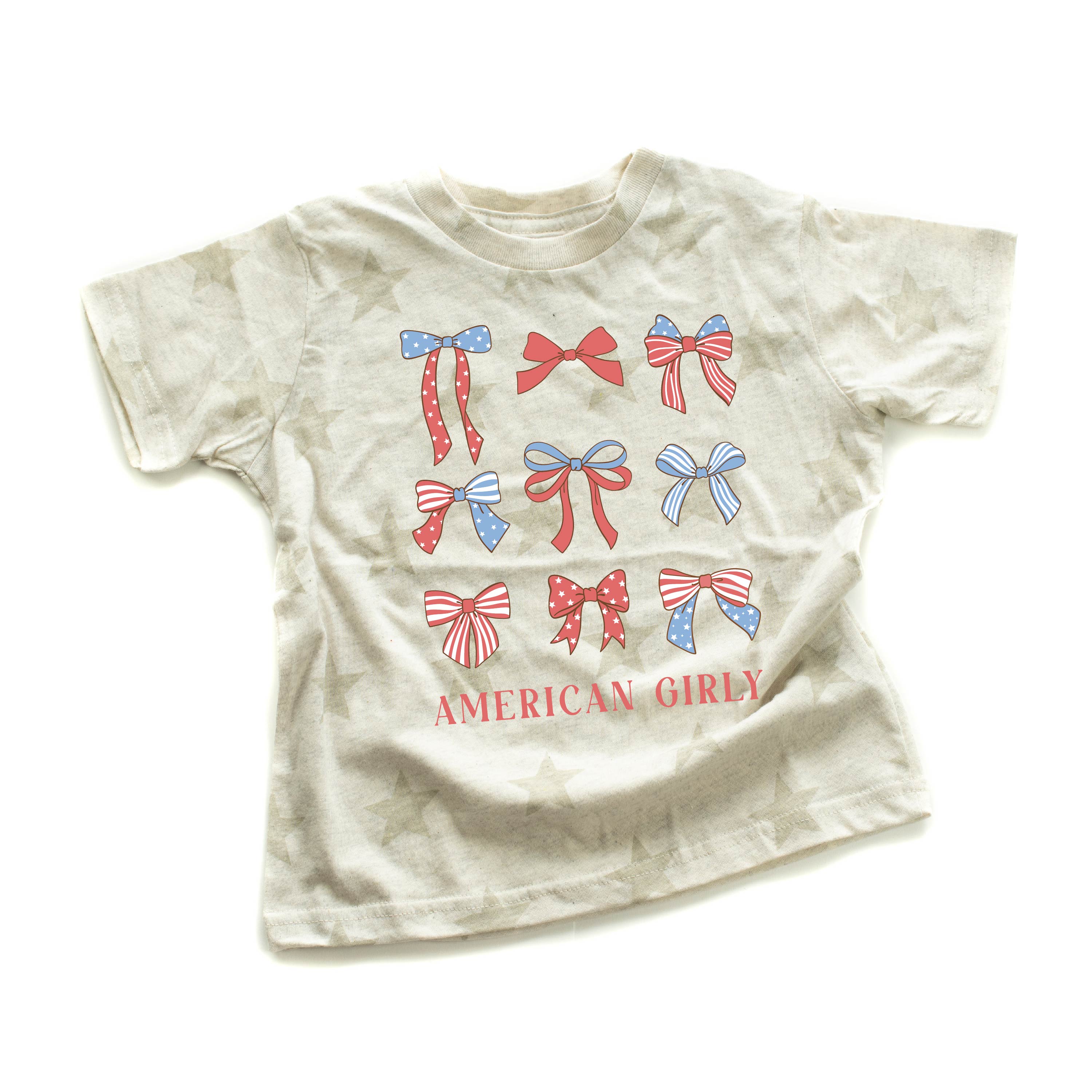 American Girly - Bows - Child STAR Tee Little Mama Shirt Shop