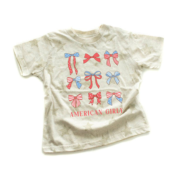 American Girly - Bows - Short Sleeve STAR Child Shirt