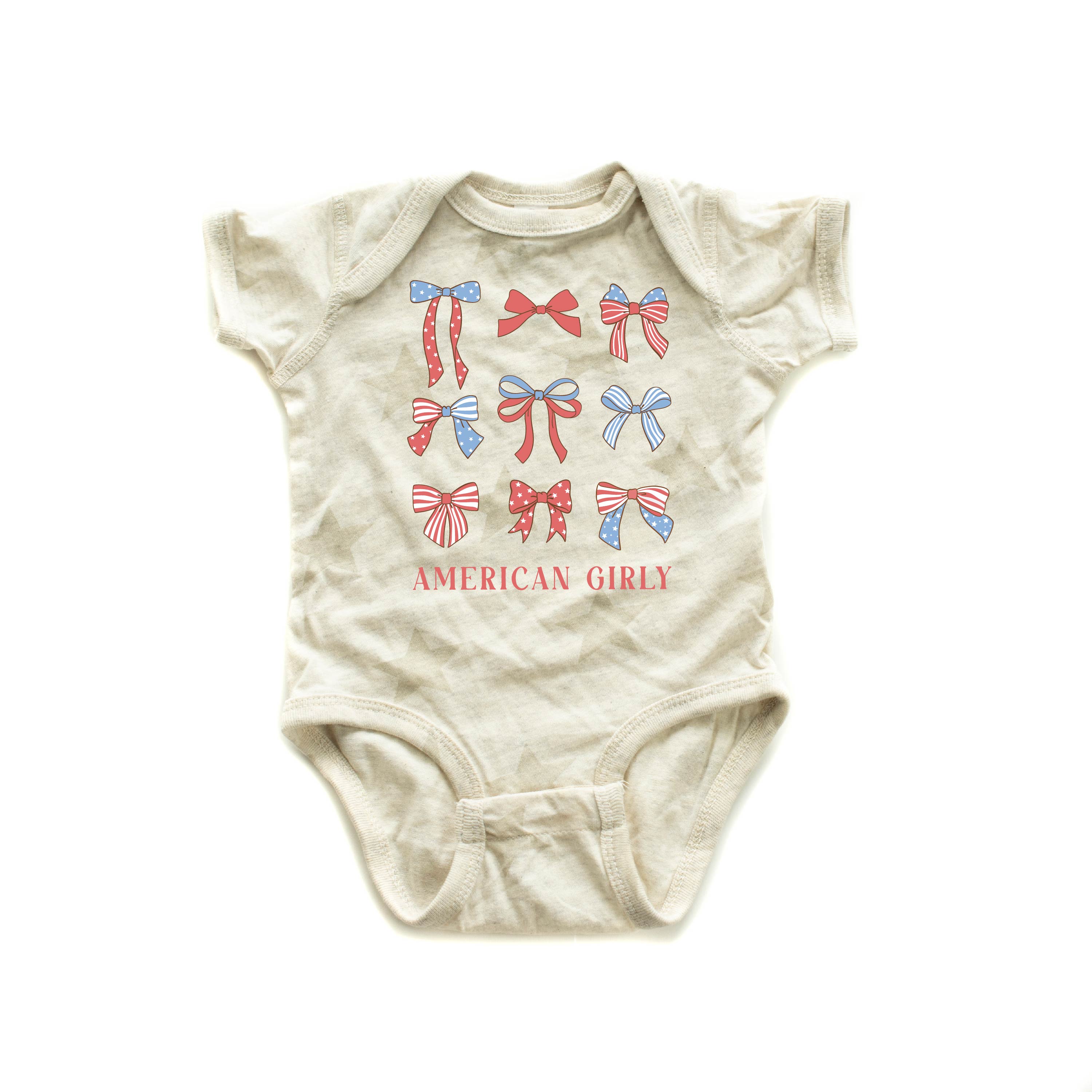 American Girly - Bows - Child STAR Tee Little Mama Shirt Shop