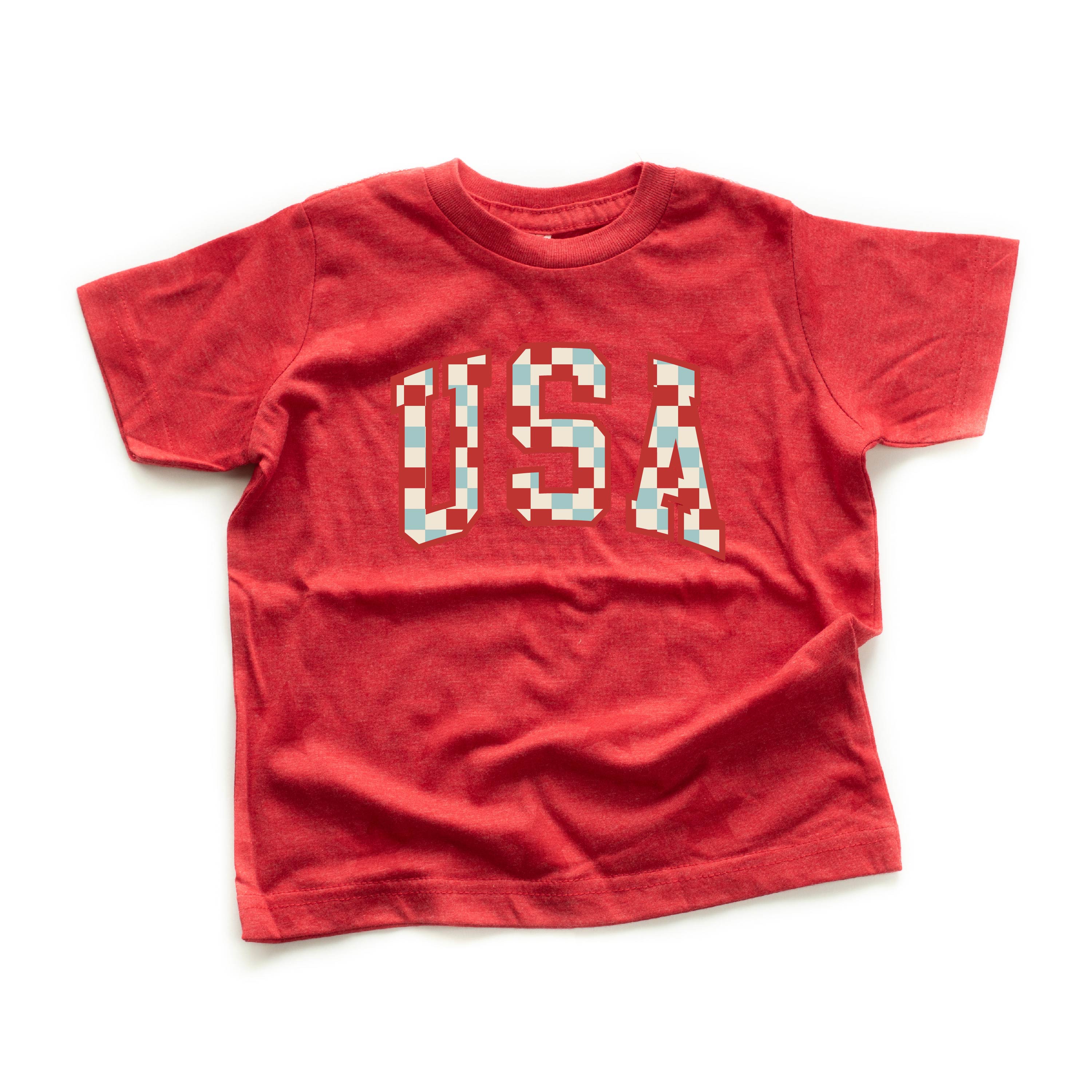 Checkered USA - Child STAR Tee Little Mama Shirt Shop