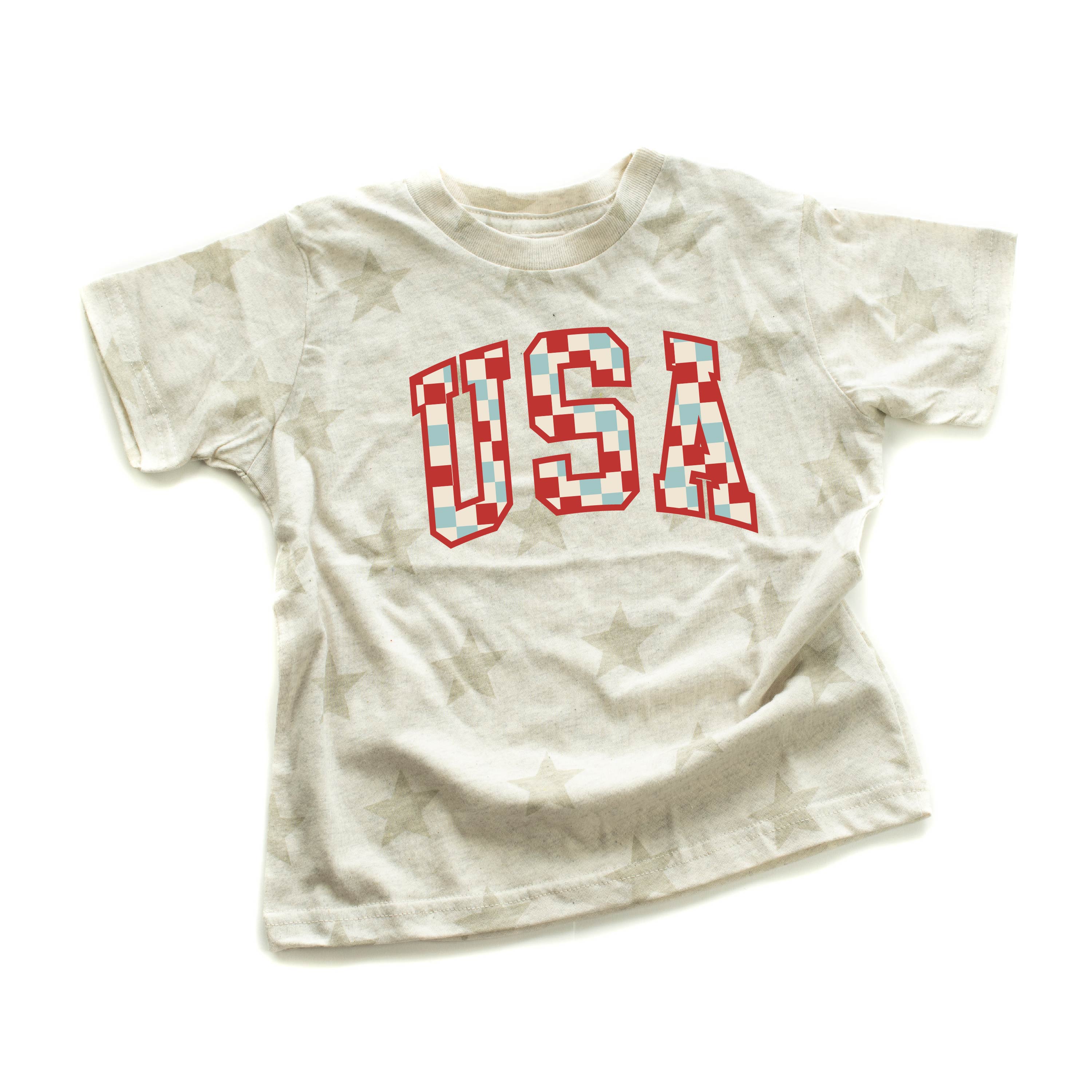 Checkered USA - Child STAR Tee Little Mama Shirt Shop