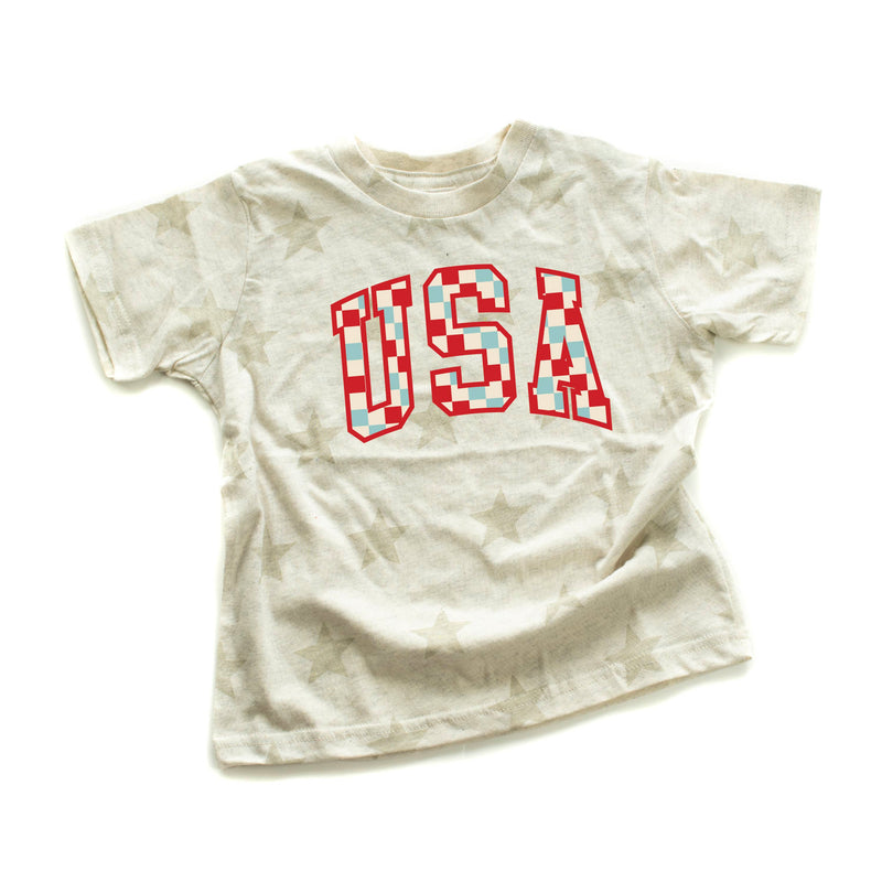 Checkered USA - Short Sleeve STAR Child Shirt