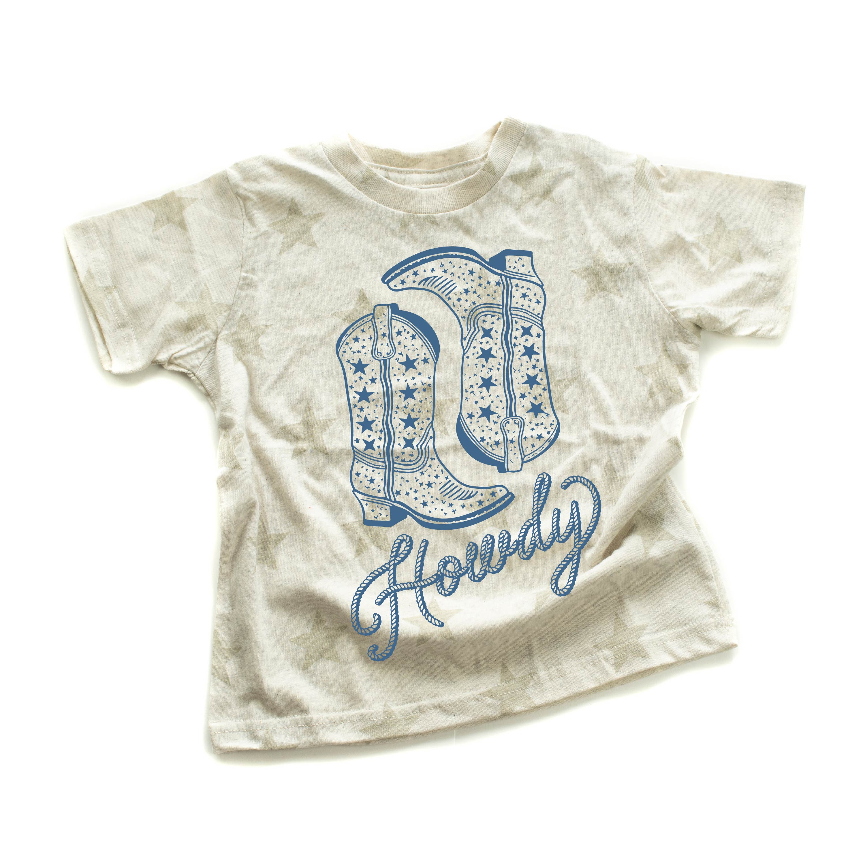  Cowboy Boots - Child STAR Tee Little Mama Shirt Shop