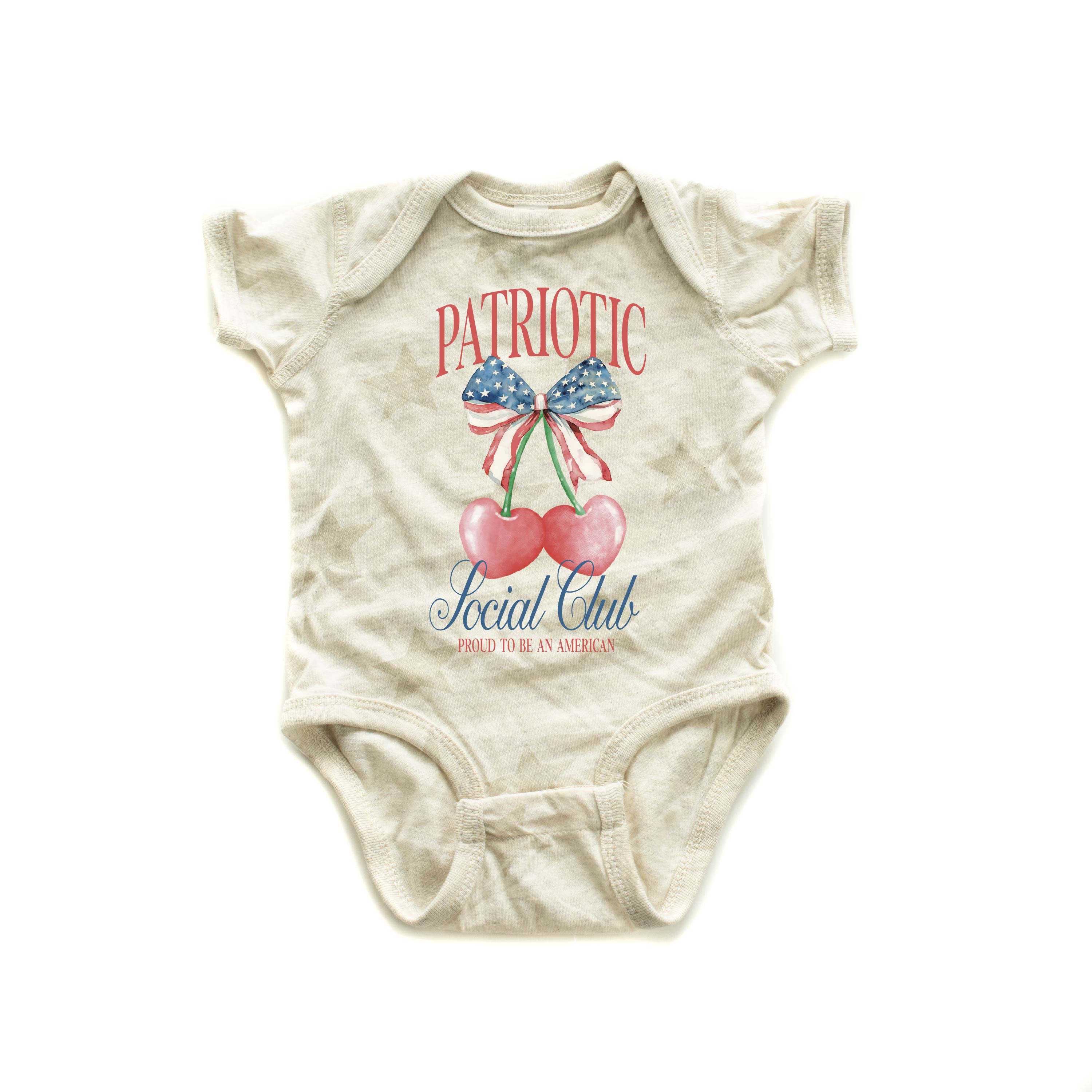 Patriotic Social Club - Child Cream STAR Tee Little Mama Shirt Shop