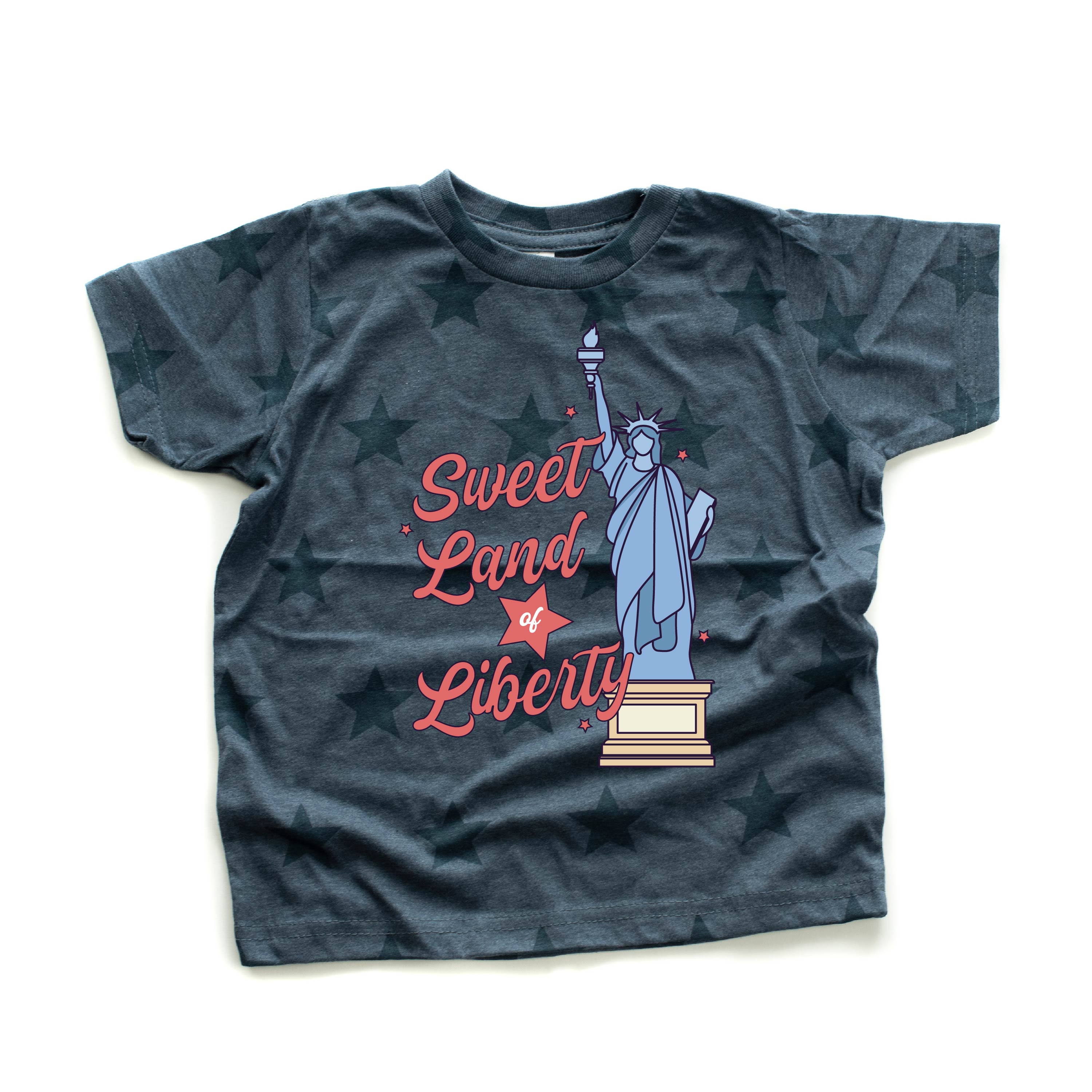 Sweet Land Of Liberty - Child STAR Tee Little Mama Shirt Shop