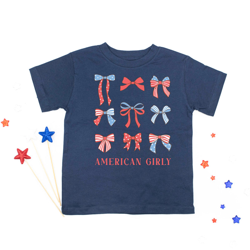 American Girly - Bows - Short Sleeve Child Shirt
