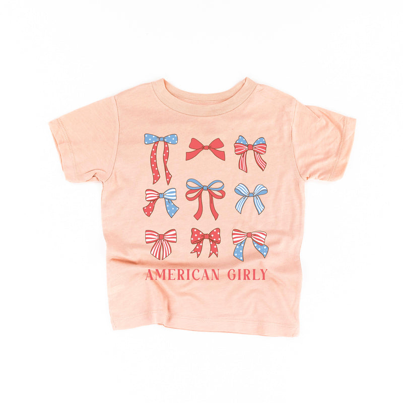 American Girly - Bows - Short Sleeve Child Shirt