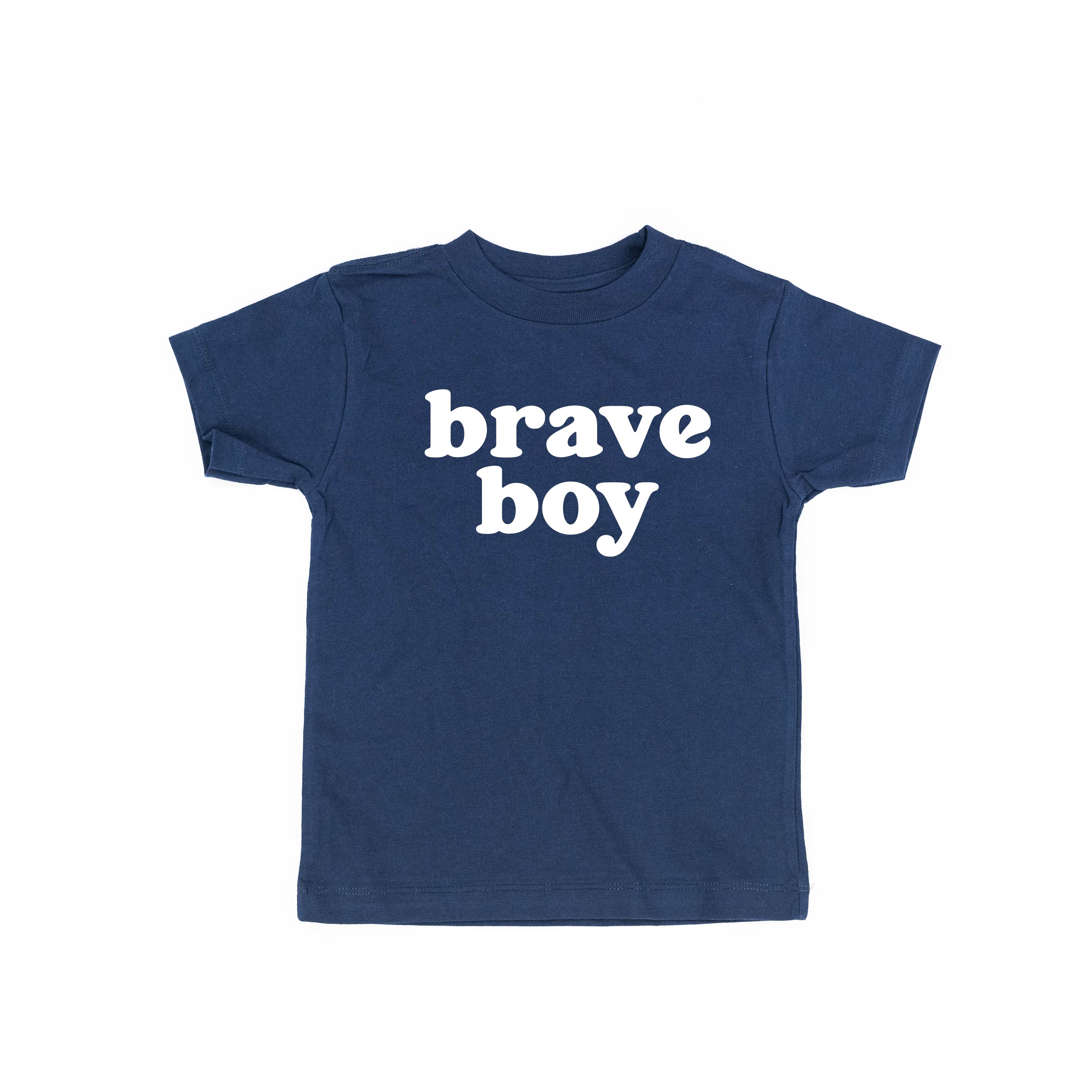 Brave Boy - Short Sleeve Child Shirt Little Mama Shirt Shop