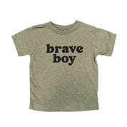 Brave Boy - Short Sleeve Child Shirt Little Mama Shirt Shop