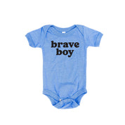 Brave Boy - Short Sleeve Child Shirt Little Mama Shirt Shop