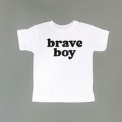Brave Boy - Short Sleeve Child Shirt Little Mama Shirt Shop