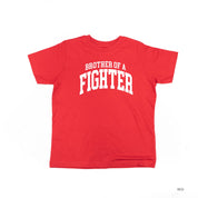 Brother of a Fighter - Varsity - Child Tee Little Mama Shirt Shop