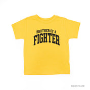 Brother of a Fighter - Varsity - Child Tee Little Mama Shirt Shop