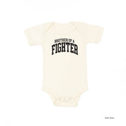 Brother of a Fighter - Varsity - Child Tee Little Mama Shirt Shop