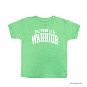 Brother of a Warrior - Varsity - Child Tee Little Mama Shirt Shop