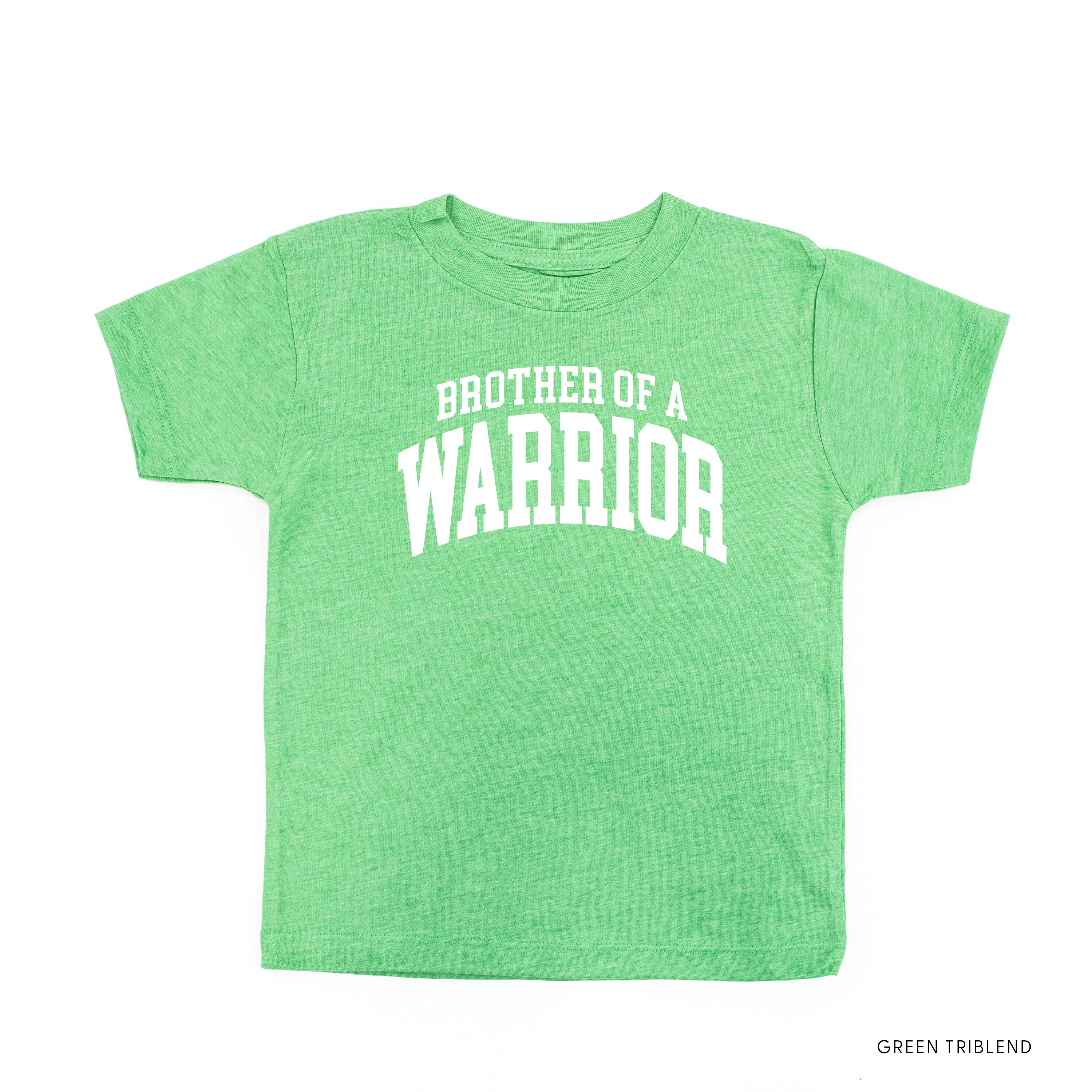 Brother of a Warrior - Varsity - Child Tee Little Mama Shirt Shop