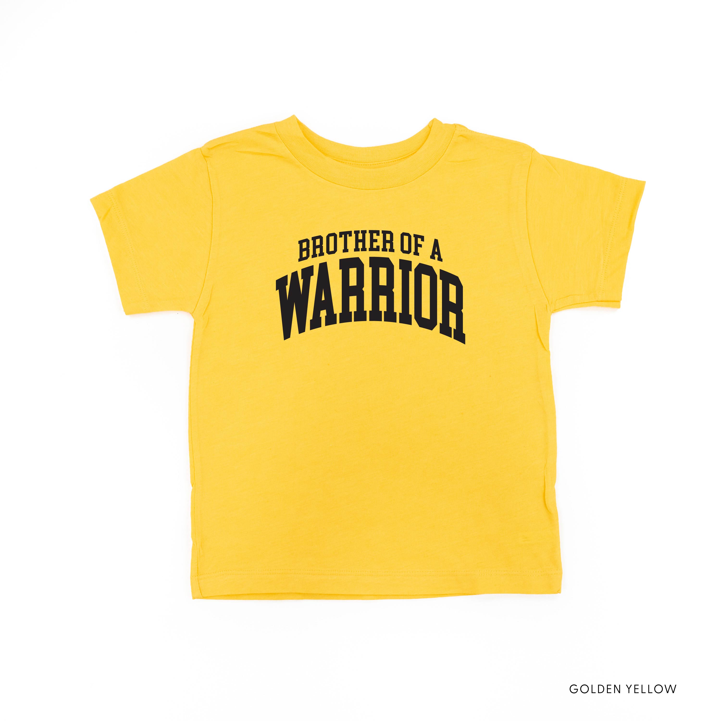 Brother of a Warrior - Varsity - Child Tee Little Mama Shirt Shop