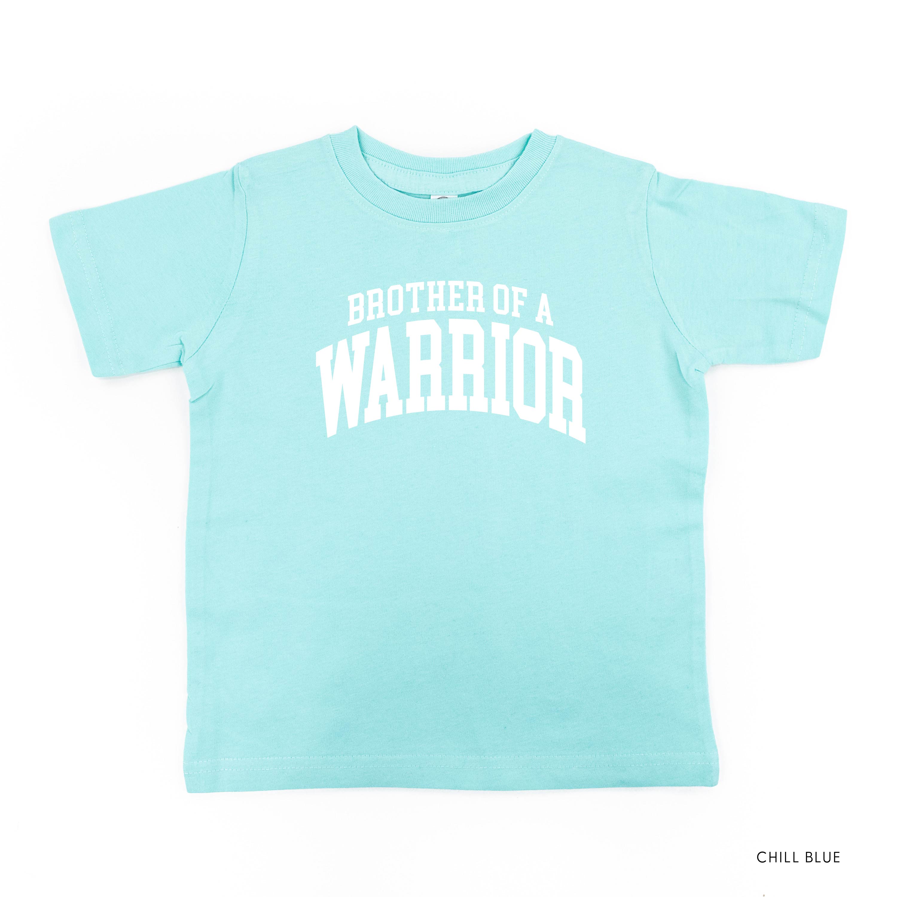 Brother of a Warrior - Varsity - Child Tee Little Mama Shirt Shop