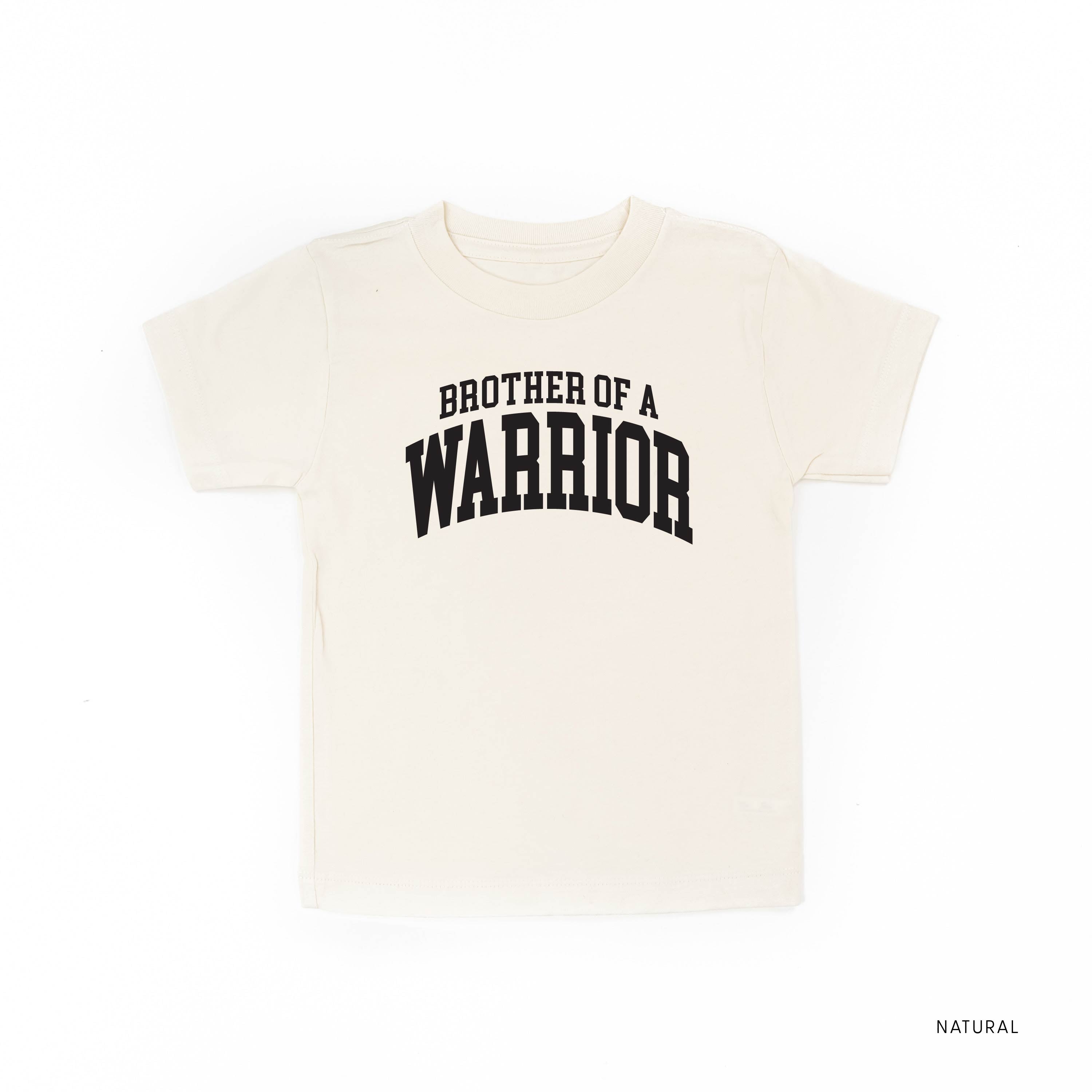 Brother of a Warrior - Varsity - Child Tee Little Mama Shirt Shop