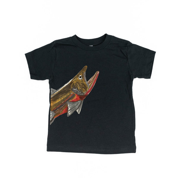 Cutthroat Trout - Hand Drawn - Short Sleeve Child Shirt