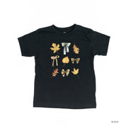 Dainty Bows and Leaves - Short Sleeve Child Shirt Little Mama Shirt Shop