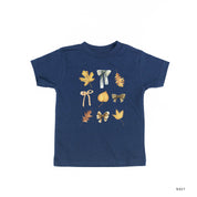 Dainty Bows and Leaves - Short Sleeve Child Shirt Little Mama Shirt Shop