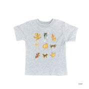 Dainty Bows and Leaves - Short Sleeve Child Shirt Little Mama Shirt Shop