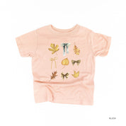 Dainty Bows and Leaves - Short Sleeve Child Shirt Little Mama Shirt Shop