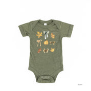 Dainty Bows and Leaves - Short Sleeve Child Shirt Little Mama Shirt Shop