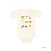 Dainty Bows and Leaves - Short Sleeve Child Shirt Little Mama Shirt Shop