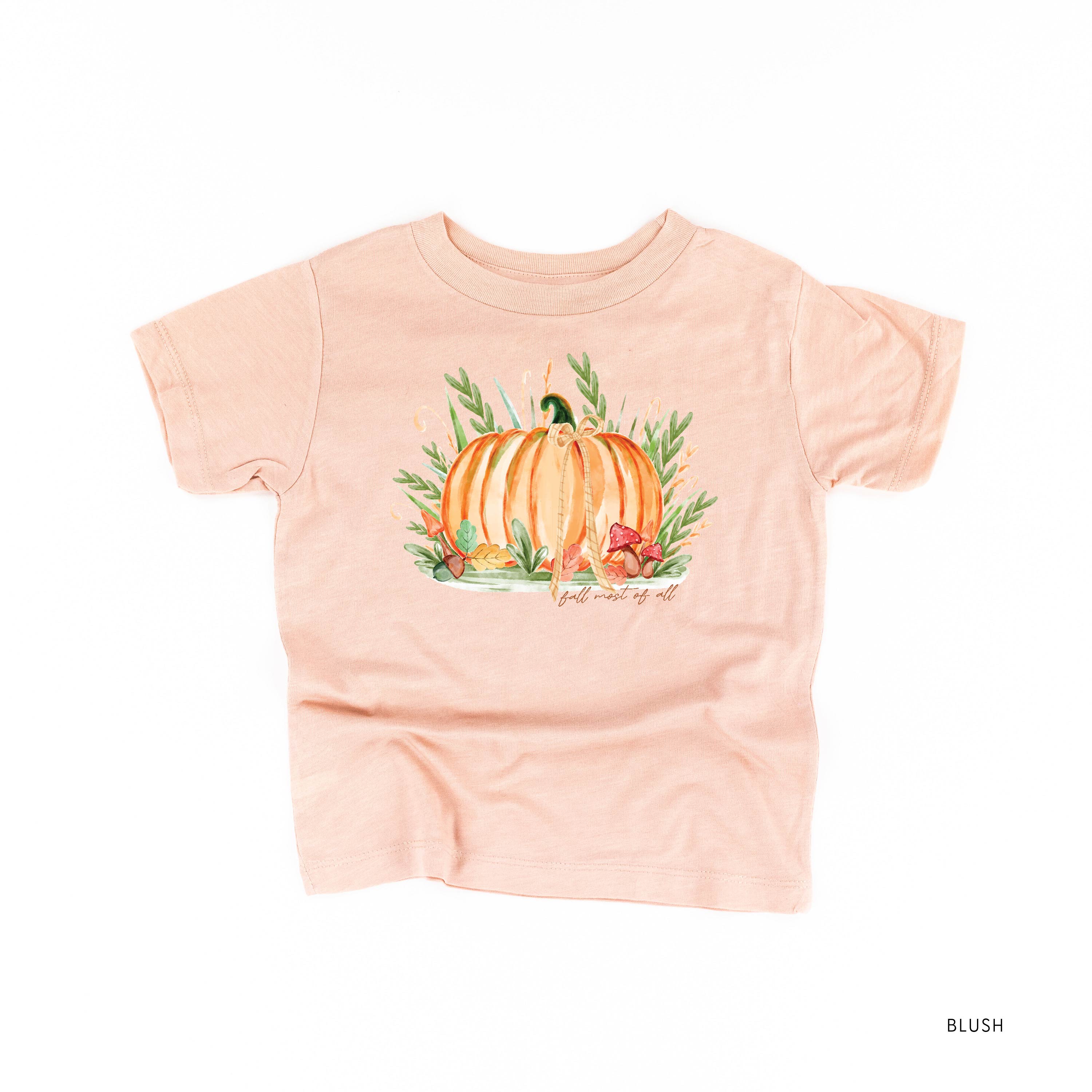 Fall Most of All - Short Sleeve Child Shirt Little Mama Shirt Shop