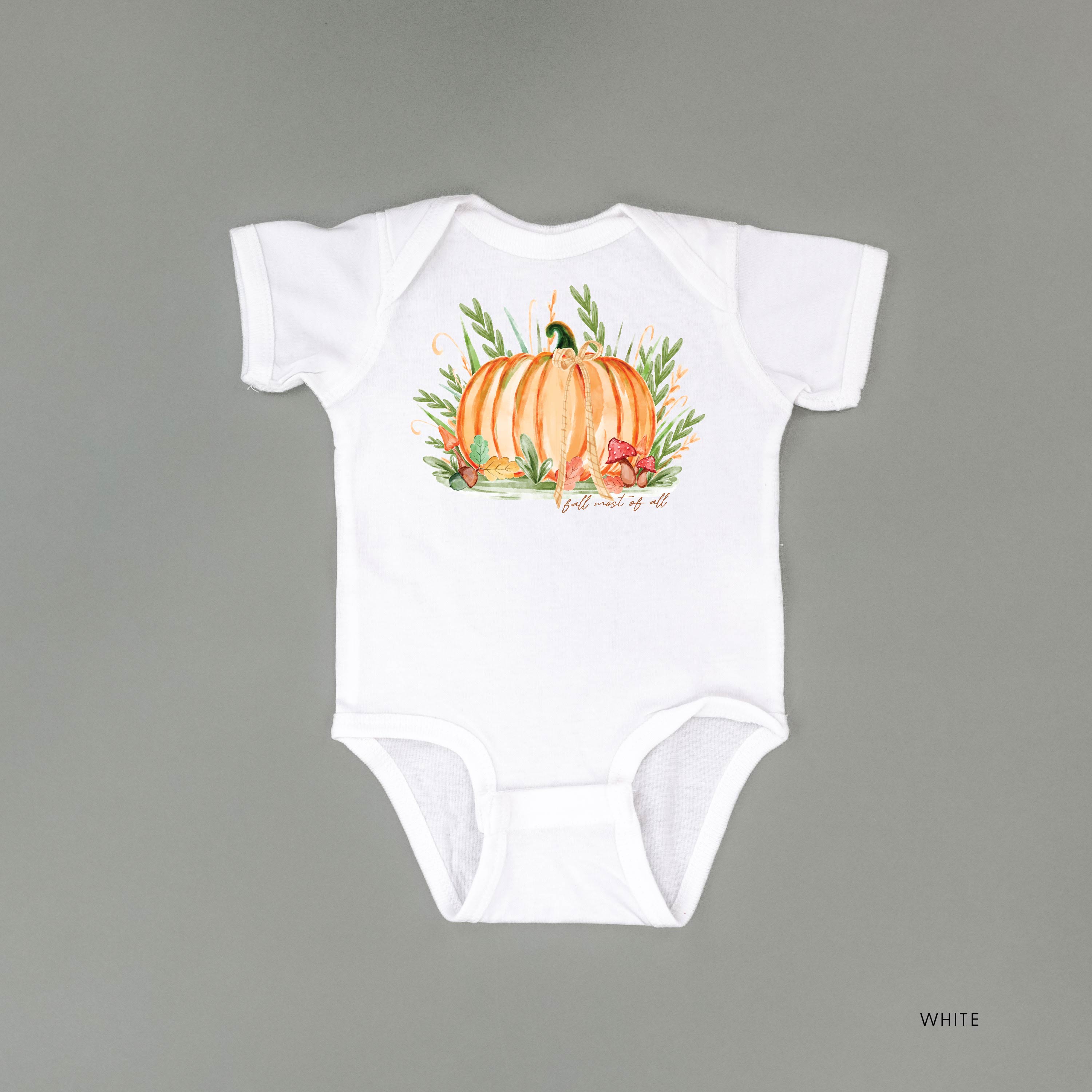 Fall Most of All - Short Sleeve Child Shirt Little Mama Shirt Shop