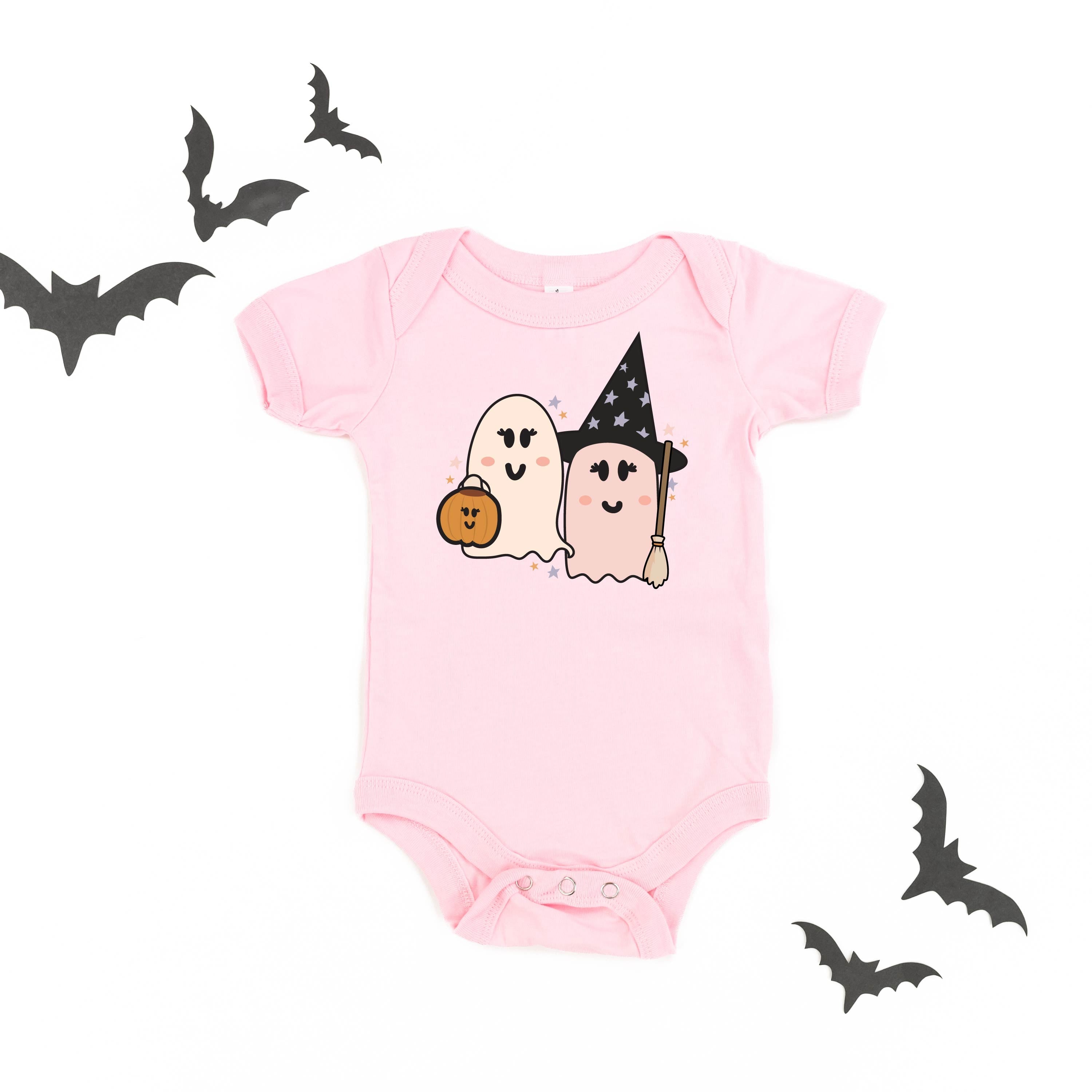 Ghosty Girls - Short Sleeve Child Shirt Little Mama Shirt Shop