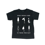 Good Things Come to Those Who Bait - Short Sleeve Child Shirt Little Mama Shirt Shop
