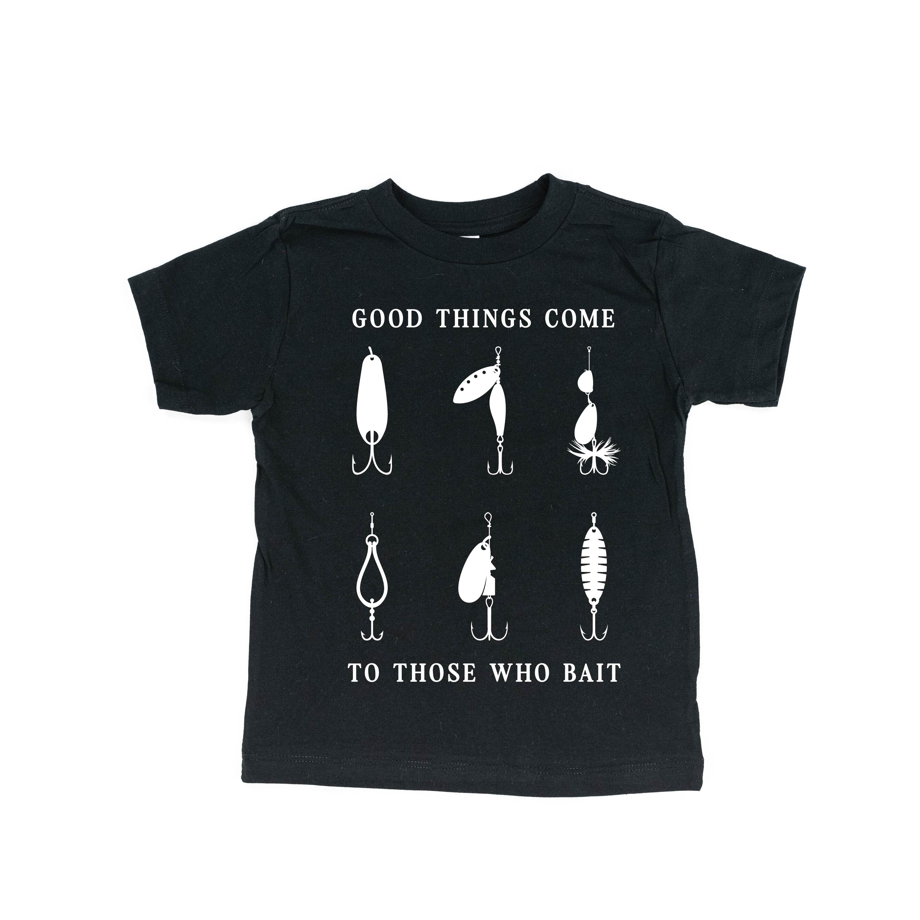 Good Things Come to Those Who Bait - Short Sleeve Child Shirt Little Mama Shirt Shop