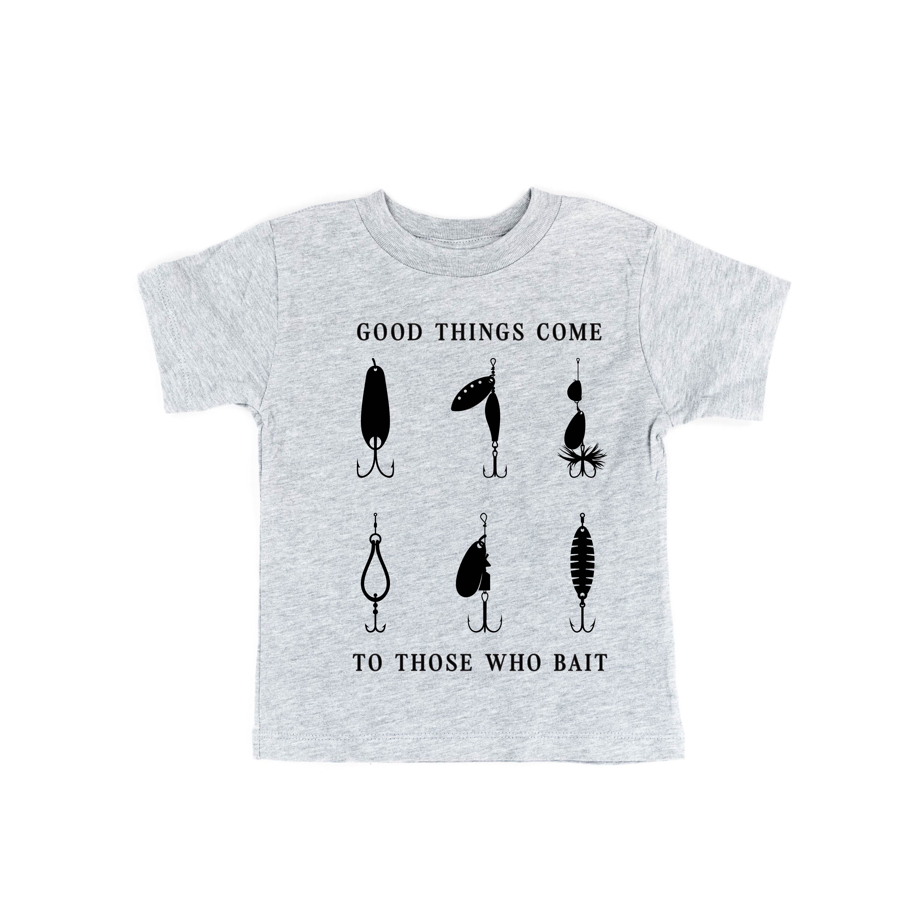 Good Things Come to Those Who Bait - Short Sleeve Child Shirt Little Mama Shirt Shop