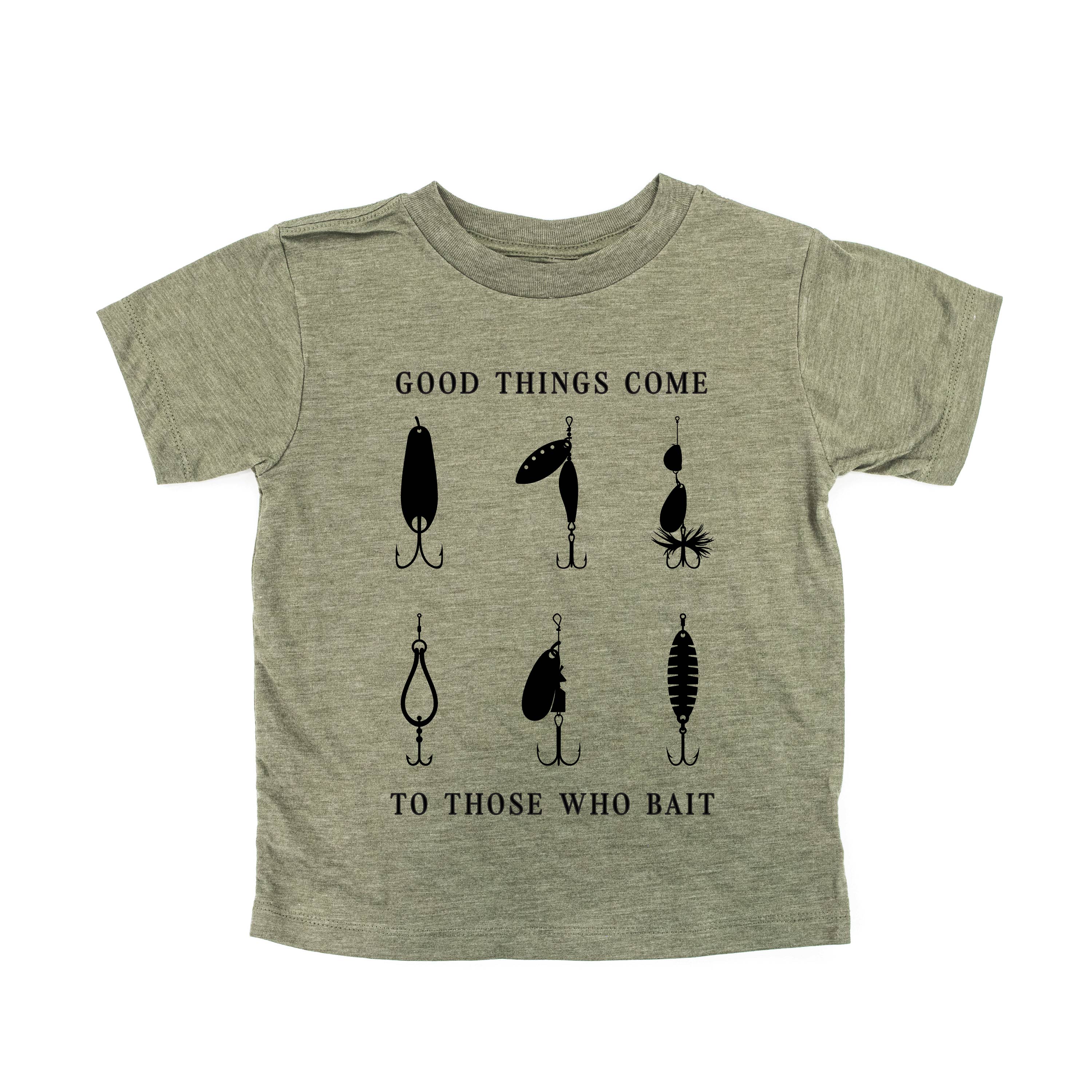 Good Things Come to Those Who Bait - Short Sleeve Child Shirt Little Mama Shirt Shop