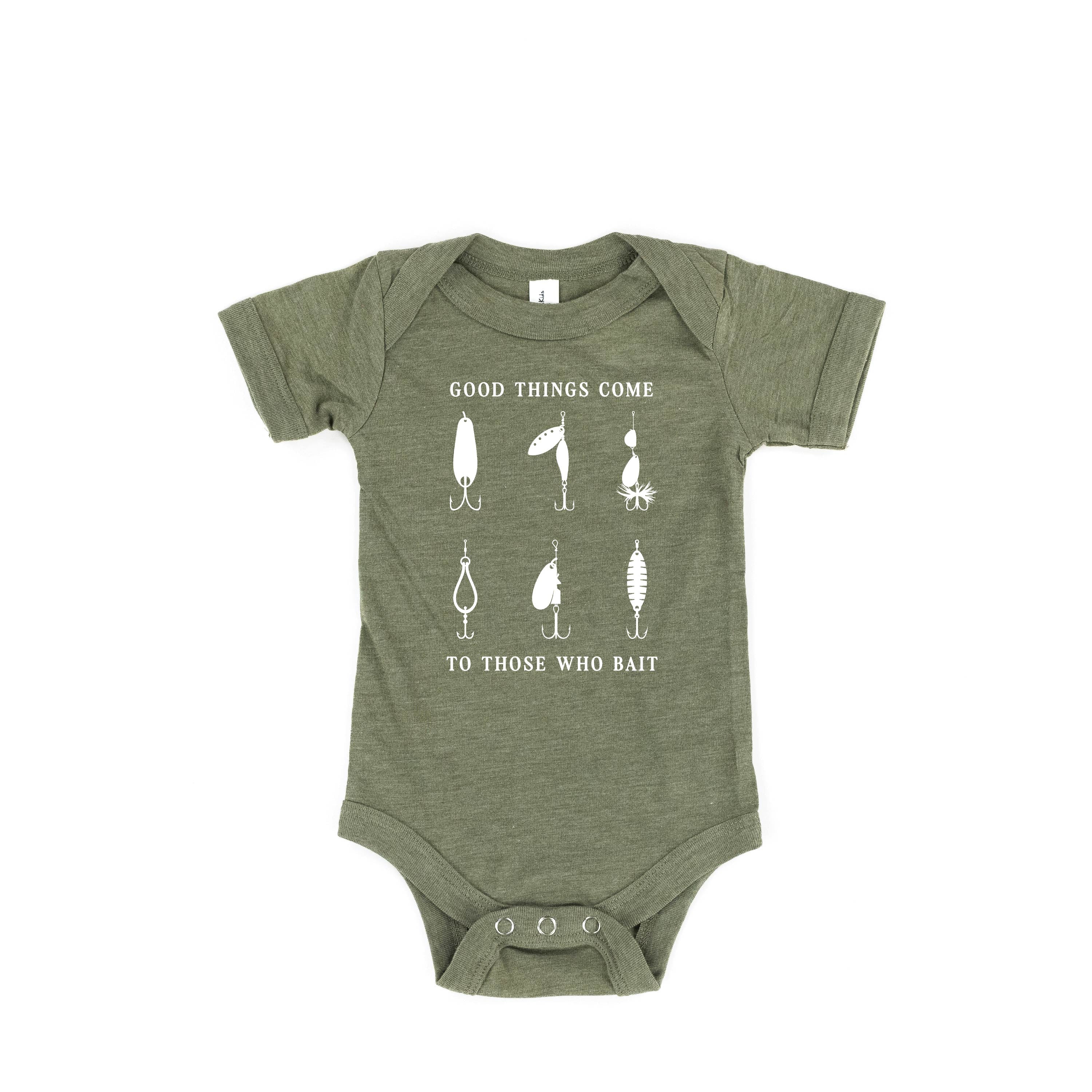 Good Things Come to Those Who Bait - Short Sleeve Child Shirt Little Mama Shirt Shop