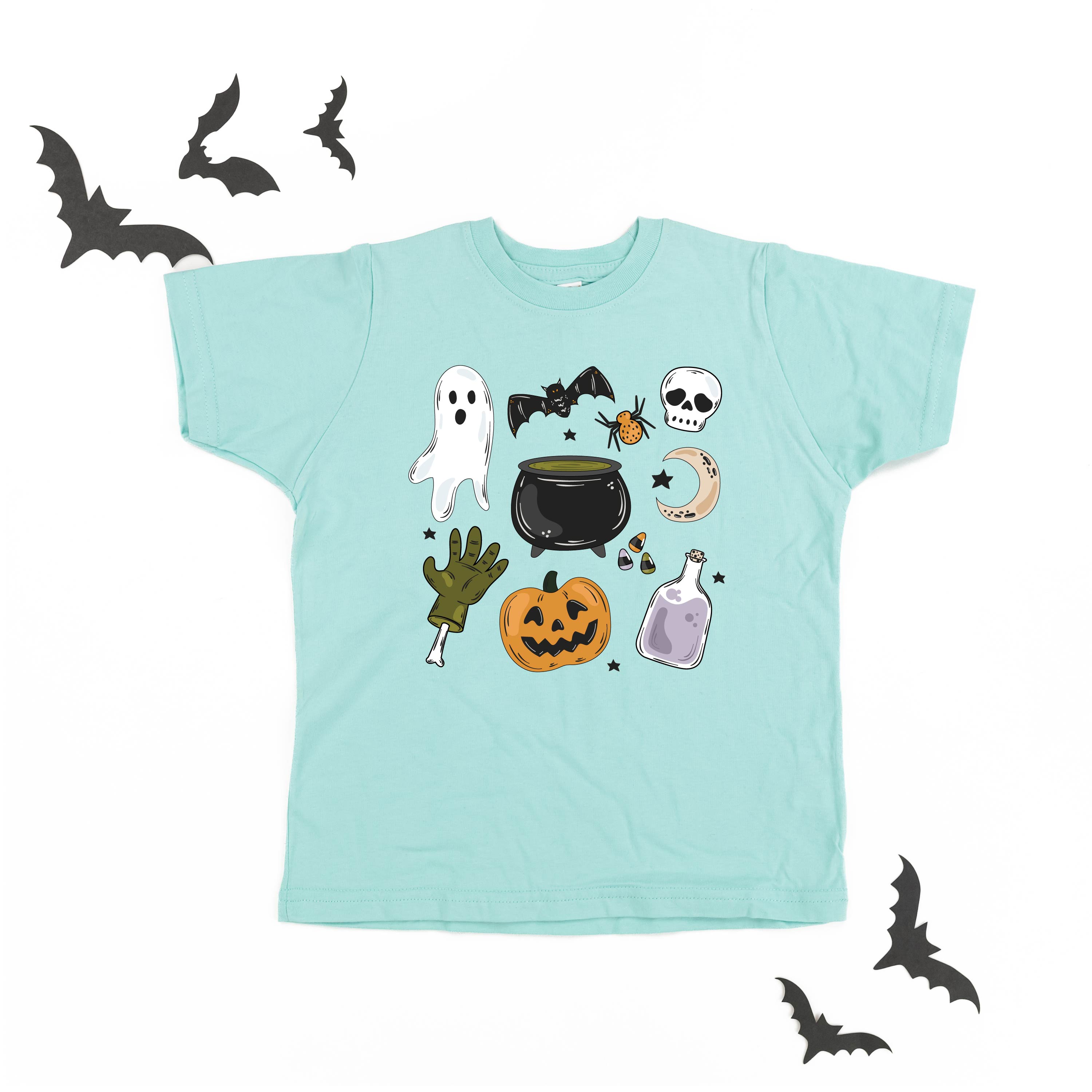 Halloween Things - Short Sleeve Child Shirt Little Mama Shirt Shop