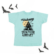 Haunted Library - Short Sleeve Child Shirt Little Mama Shirt Shop