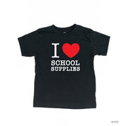 I ♥ School Supplies - Short Sleeve Child Shirt Little Mama Shirt Shop