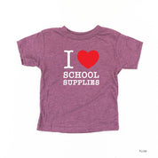 I ♥ School Supplies - Short Sleeve Child Shirt Little Mama Shirt Shop