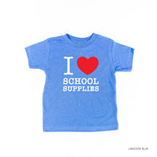 I ♥ School Supplies - Short Sleeve Child Shirt Little Mama Shirt Shop
