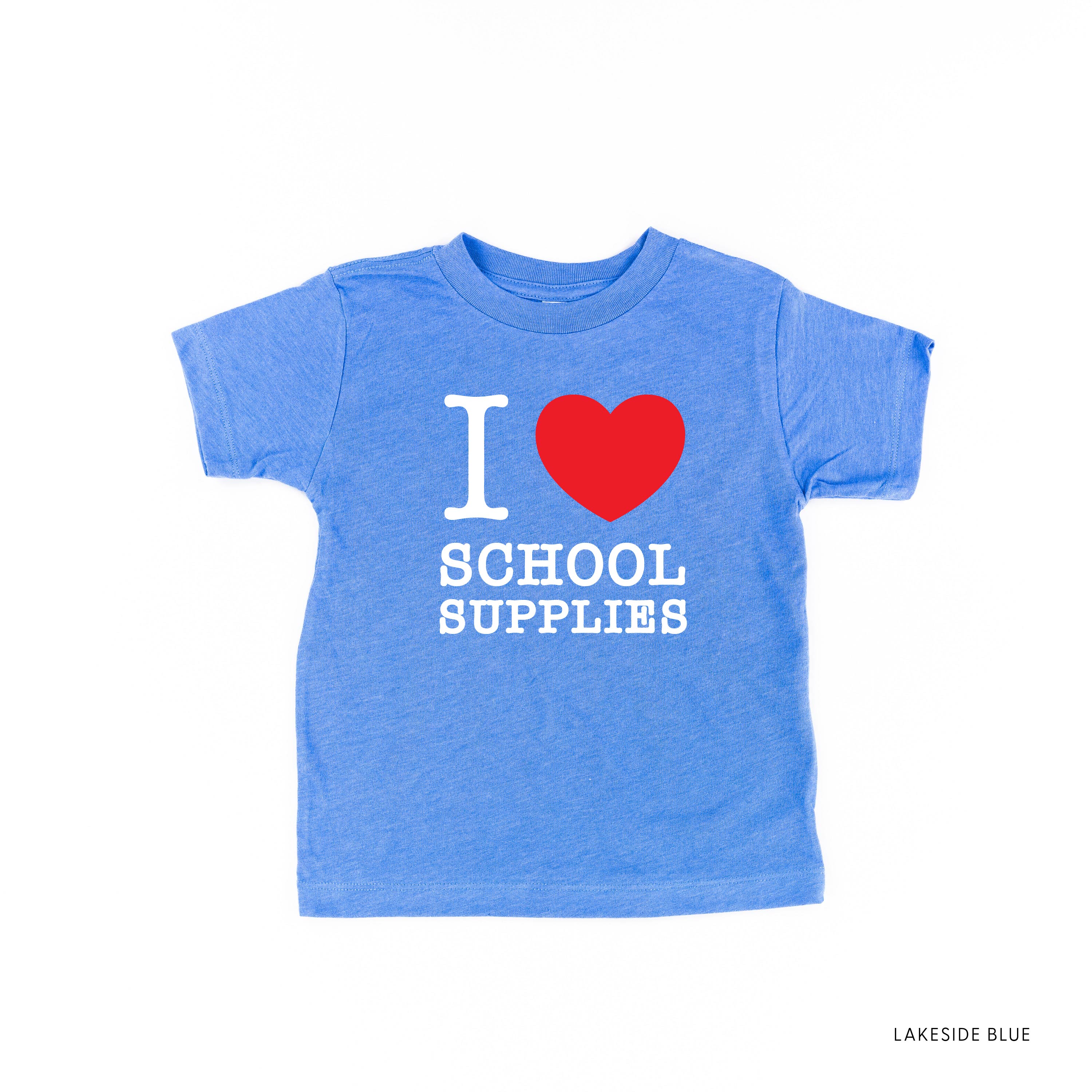 I ♥ School Supplies - Short Sleeve Child Shirt Little Mama Shirt Shop
